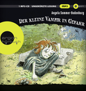 Hörbuchcover von Der kleine Vampir in Gefahr von Angela Sommer-Bodenburg, wird gesprochen von Katharina Thalbach
