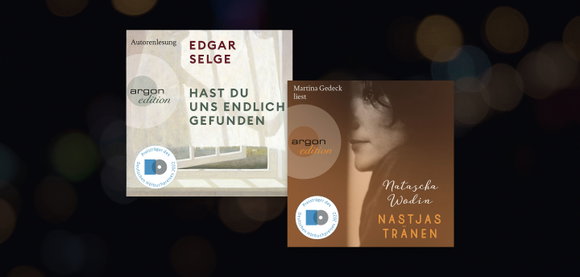 Deutscher Hörbuchpreis für Martina Gedeck und Edgar Selge