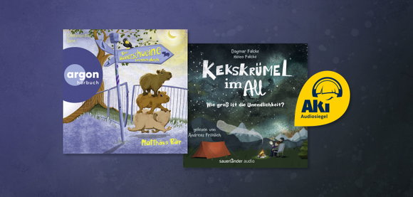 Zwei Titel von argon erhalten das AKI Audiosiegel