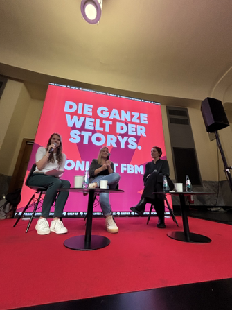Lilly Lucas und Chantal Busse im Gespräch
