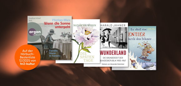 Vier argon-Titel auf der hr2-Hörbuchbestenliste im Dezember