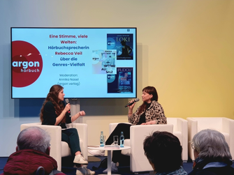 Rebecca Veil im Gespräch mit Annika Nasel (argon).