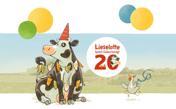 20 Jahre Kuh Lieselotte Jubiläum, Lieselotte mit ihren Freunden vom Bauernhof