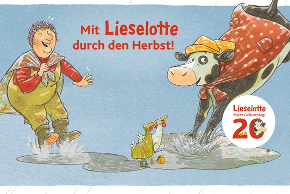 Herbstliche Grüße von Kuh Lieselotte!