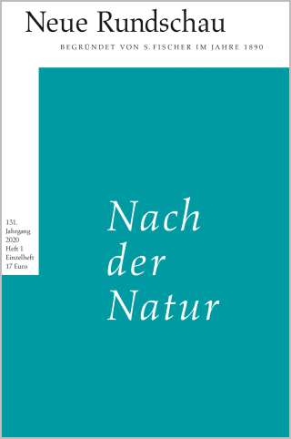 Cover: Neue Rundschau 2020/1