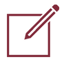 Icon eines Blatt Papiers und eines Stiftes
