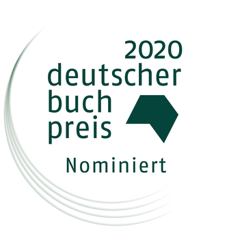 Offizielles Logo des Dt. Buchpreises 2020 Nominiert Longlist