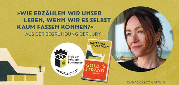Katerina Poladjan erhält den Preis der Leipziger Buchmesse