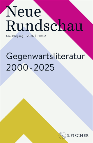 Cover Neue Rundschau 2026/2