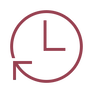 Icon Uhr im Uhrzeigersinn
