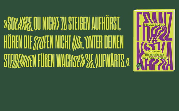 Kafka Banner »Zerstreutes Hinausschauen....«