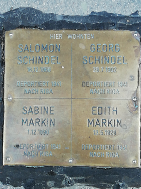 Stolpersteine Schindel
