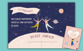 Glück ist eine Freundin wie dich zu haben