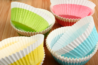 Muffinförmchen für ein DIY