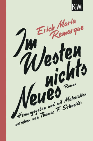 Im Westen nichts Neues - Buch-Cover