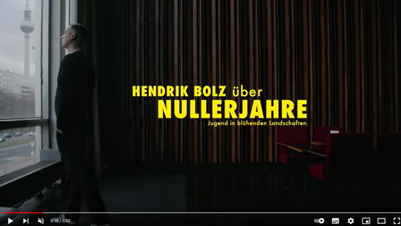 Hendrik Bolz über sein Buch »Nullerjahre – Jugend in blühenden Landschaften«