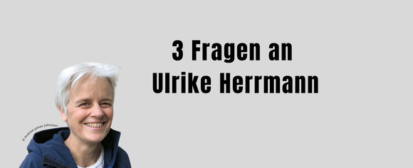 3 Fragen an Ulrike Herrmann