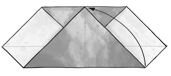 Faltanleitung Herz Schritt 3