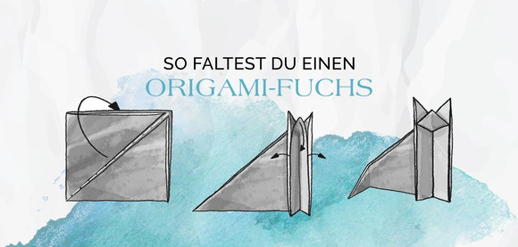 Falte einen Origami-Fuchs mit uns!