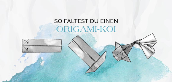 Falte einen Origami-Koi mit uns!