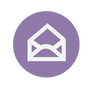 Geöffneter Briefumschlag als Newsletterlogo
