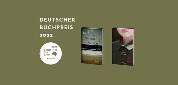 Andreas Stichmann und Heinz Strunk auf der Longlist für den Deutschen Buchpreis 2022