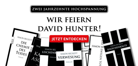 20 Jahre David Hunter: Eine Ära des Nervenkitzels mit Simon Beckett