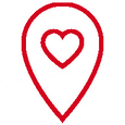 Icon: Pin mit Herz