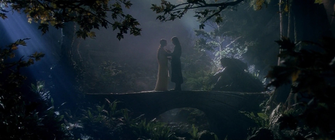 Der Kuss zwischen Aragorn und Arwen in "Herr der Ringe"