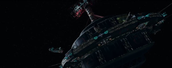Die neue Space Opera im Zeitalter der kommerziellen Raumfahrt - Bild zeigt Raumstation aus der Serie 