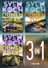 Buchcover von Dünengrab, Dünentod & Dünenkiller (Band 1-3). Ein Nordsee-Krimi-Bundle: 3 Fälle für Femke Folkmer und Tjark Wolf von Sven Koch