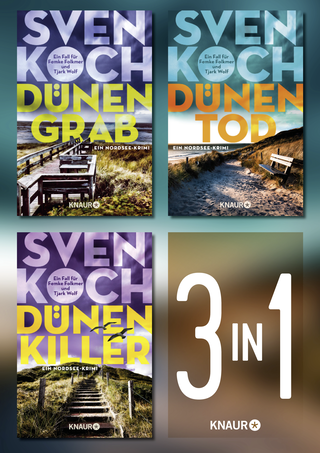 Buchcover von Dünengrab, Dünentod & Dünenkiller (Band 1-3). Ein Nordsee-Krimi-Bundle: 3 Fälle für Femke Folkmer und Tjark Wolf
