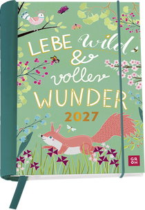 Produktbild von Buchkalender 2027: Lebe wild und voller Wunder
