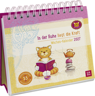 Produktbild von Postkartenkalender 2027: Om-Katze: In der Ruhe liegt die Kraft