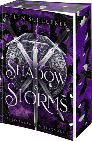 Buchcover von Shadow and Storms: Die Legenden von Thezmarr 4