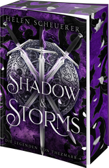 Buchcover von Shadow and Storms: Die Legenden von Thezmarr 4 von Jasmine Hofmann