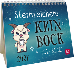 Produktbild von Mini-Kalender 2027: Sternzeichen Keinbock (1.1. -31.12.)