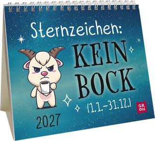 Produktbild von Mini-Kalender 2027: Sternzeichen Keinbock (1.1. -31.12.)