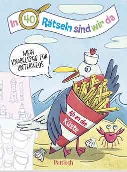Produktbild von In 40 Rätseln sind wir da! – Ab an die Küste!: Mein Knobelspaß für unterwegs