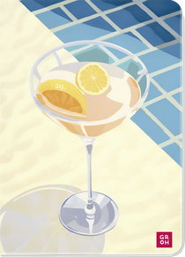 Produktbild von Notizheft Sonne Cocktail