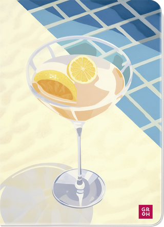 Produktbild von Notizheft Sonne Cocktail
