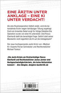 Zusatzmaterial 9783426446232 U4 von Der 1. Patient: Justiz-Krimi von Florian Schwiecker, Prof. Dr. Michael Tsokos