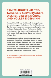 Zusatzmaterial 9783426449547 U4 von Die Tea Ladies: Tee, Scones und Mord - kein Geheimnis ist vor ihnen sicher! Kriminalroman von Amanda Hampson