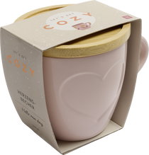 Produktbild von COZY Tasse mit Bambusdeckel (rosa)