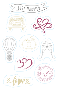 Zusatzmaterial PA 4036442011249 innen 012 von Alles Liebe zur Hochzeit: Verpackung für ein Geldgeschenk oder einen Gutschein. Mit Glückwunschkarte, Umschlag und Stickern