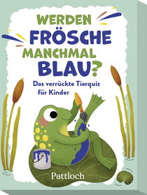 Produktbild von Werden Frösche manchmal blau?: Das verrückte Tierquiz für Kinder  von Anika Gehrmann