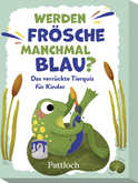 Produktbild von Werden Frösche manchmal blau?: Das verrückte Tierquiz für Kinder  von Anika Gehrmann