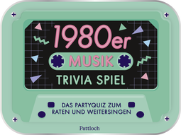 Produktbild von 1980er Musik Trivia Spiel: Das Partyquiz zum Raten und Weitersingen von Ella Rosenbusch