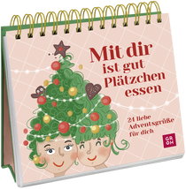 Produktbild von Mit dir ist gut Plätzchen essen: 24 liebe Adventsgrüße für dich