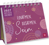 Produktbild von Mini-Wochenkalender 2027: Einatmen. Ausatmen. Sein.